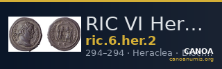 RIC VI Heraclea 2 — CANOA