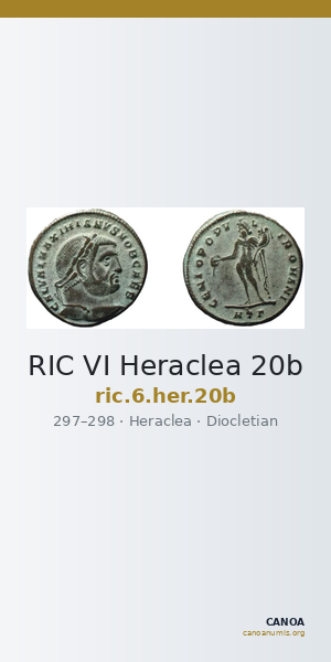 RIC VI Heraclea 20b — CANOA