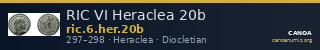 RIC VI Heraclea 20b — CANOA