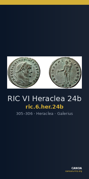 RIC VI Heraclea 24b — CANOA