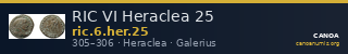 RIC VI Heraclea 25 — CANOA