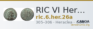 RIC VI Heraclea 26a — CANOA