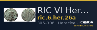 RIC VI Heraclea 26a — CANOA