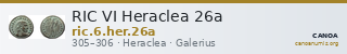 RIC VI Heraclea 26a — CANOA