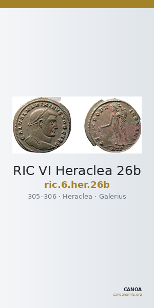 RIC VI Heraclea 26b — CANOA