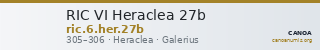 RIC VI Heraclea 27b — CANOA