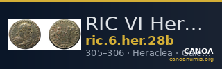 RIC VI Heraclea 28b — CANOA