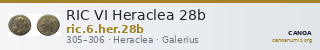 RIC VI Heraclea 28b — CANOA