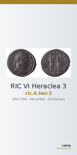RIC VI Heraclea 3 — CANOA
