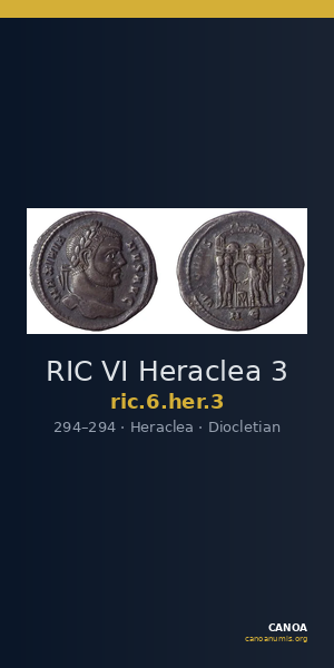 RIC VI Heraclea 3 — CANOA