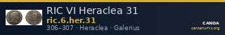RIC VI Heraclea 31 — CANOA
