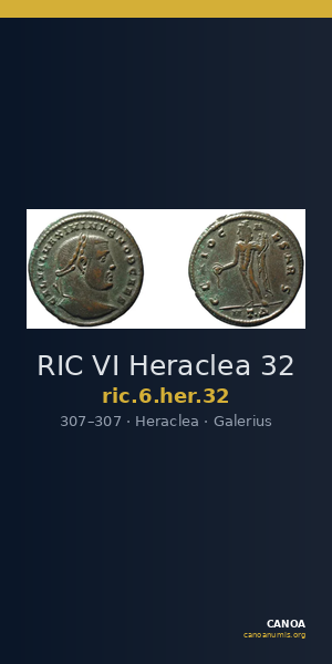 RIC VI Heraclea 32 — CANOA
