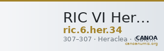 RIC VI Heraclea 34 — CANOA
