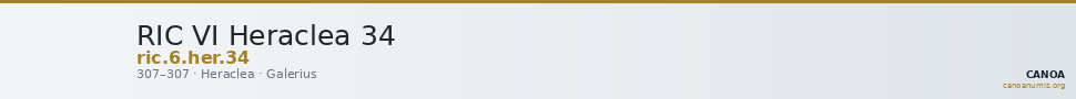 RIC VI Heraclea 34 — CANOA