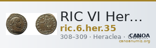 RIC VI Heraclea 35 — CANOA
