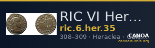 RIC VI Heraclea 35 — CANOA