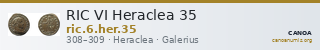 RIC VI Heraclea 35 — CANOA