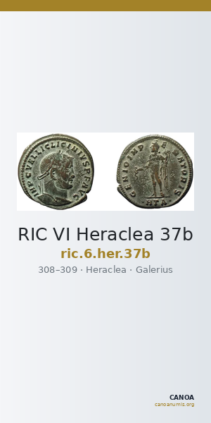RIC VI Heraclea 37b — CANOA