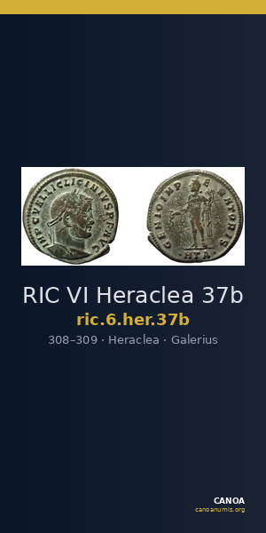 RIC VI Heraclea 37b — CANOA