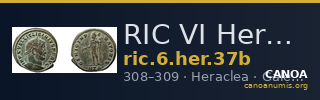 RIC VI Heraclea 37b — CANOA
