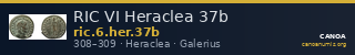 RIC VI Heraclea 37b — CANOA