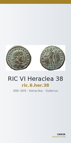 RIC VI Heraclea 38 — CANOA