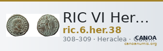 RIC VI Heraclea 38 — CANOA