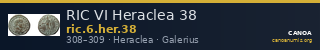 RIC VI Heraclea 38 — CANOA