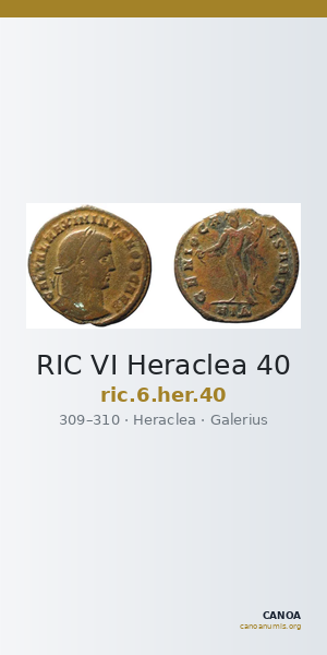 RIC VI Heraclea 40 — CANOA