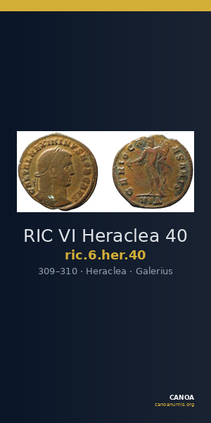 RIC VI Heraclea 40 — CANOA
