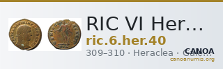 RIC VI Heraclea 40 — CANOA