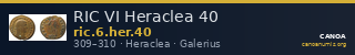 RIC VI Heraclea 40 — CANOA