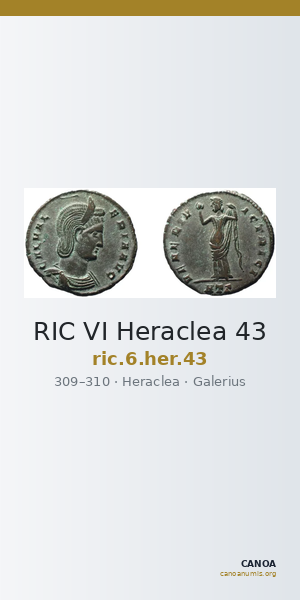 RIC VI Heraclea 43 — CANOA