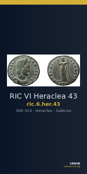 RIC VI Heraclea 43 — CANOA