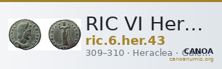 RIC VI Heraclea 43 — CANOA