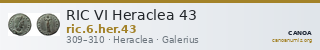 RIC VI Heraclea 43 — CANOA
