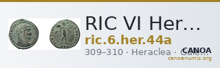 RIC VI Heraclea 44a — CANOA