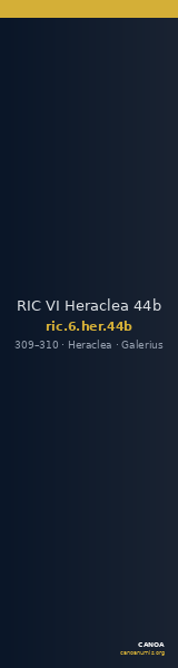 RIC VI Heraclea 44b — CANOA