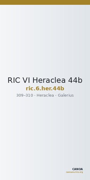 RIC VI Heraclea 44b — CANOA