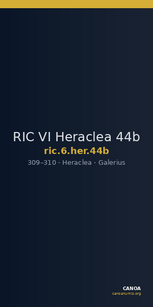RIC VI Heraclea 44b — CANOA