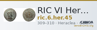 RIC VI Heraclea 45 — CANOA
