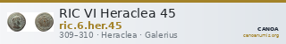 RIC VI Heraclea 45 — CANOA