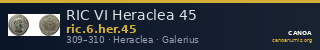 RIC VI Heraclea 45 — CANOA