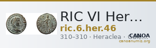 RIC VI Heraclea 46 — CANOA