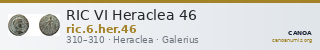 RIC VI Heraclea 46 — CANOA