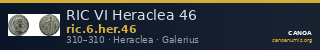 RIC VI Heraclea 46 — CANOA