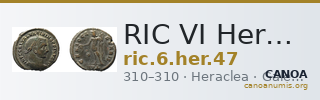 RIC VI Heraclea 47 — CANOA
