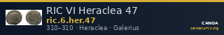 RIC VI Heraclea 47 — CANOA