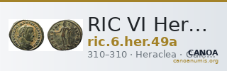 RIC VI Heraclea 49a — CANOA