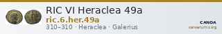 RIC VI Heraclea 49a — CANOA